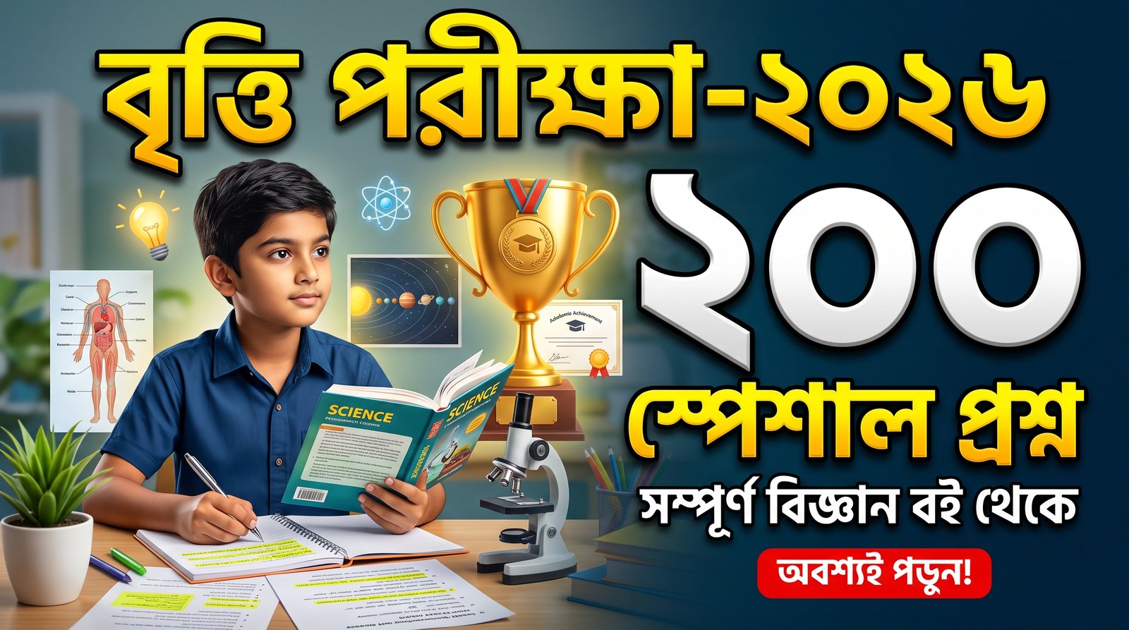 প্রাথমিক বৃত্তি পরীক্ষা-২০২৬  SCIENCE 2